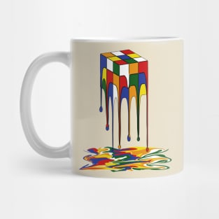 Melting Rubik's Cube Art Mug